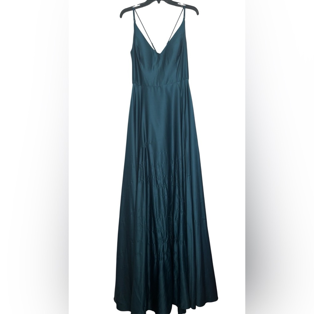 Macy's Deep Teal Maxi Dress